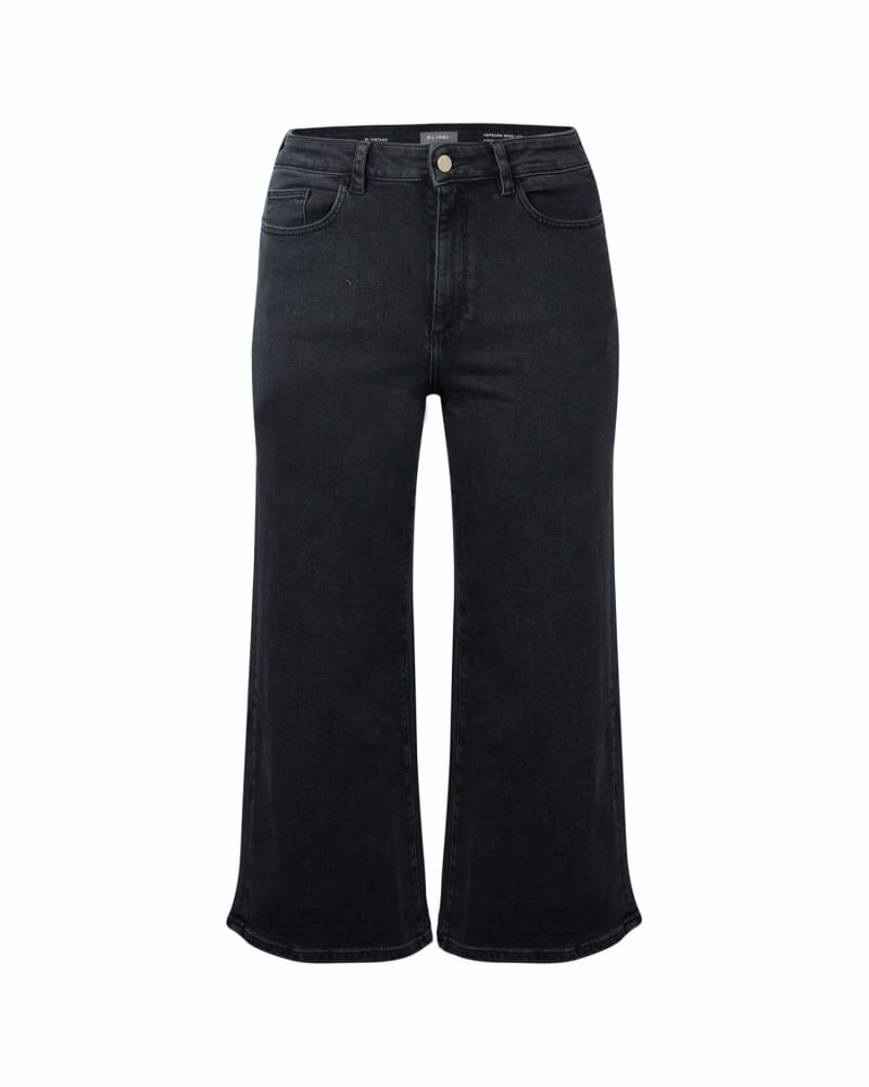 Front of a size 16 Hepburn Wide Leg Jean in Nightshade by DL1961. | dia_product_style_image_id:229833